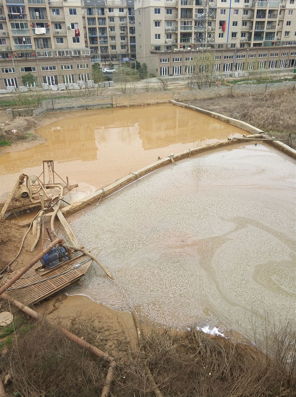江陵沉淀池淤泥清理-厂区废水池淤泥清淤